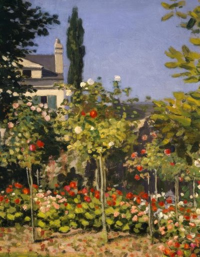 Jardín en flor de Claude Monet